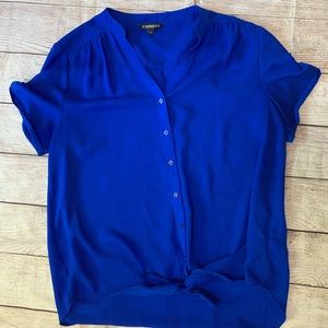 Express tie blouse T-shirt